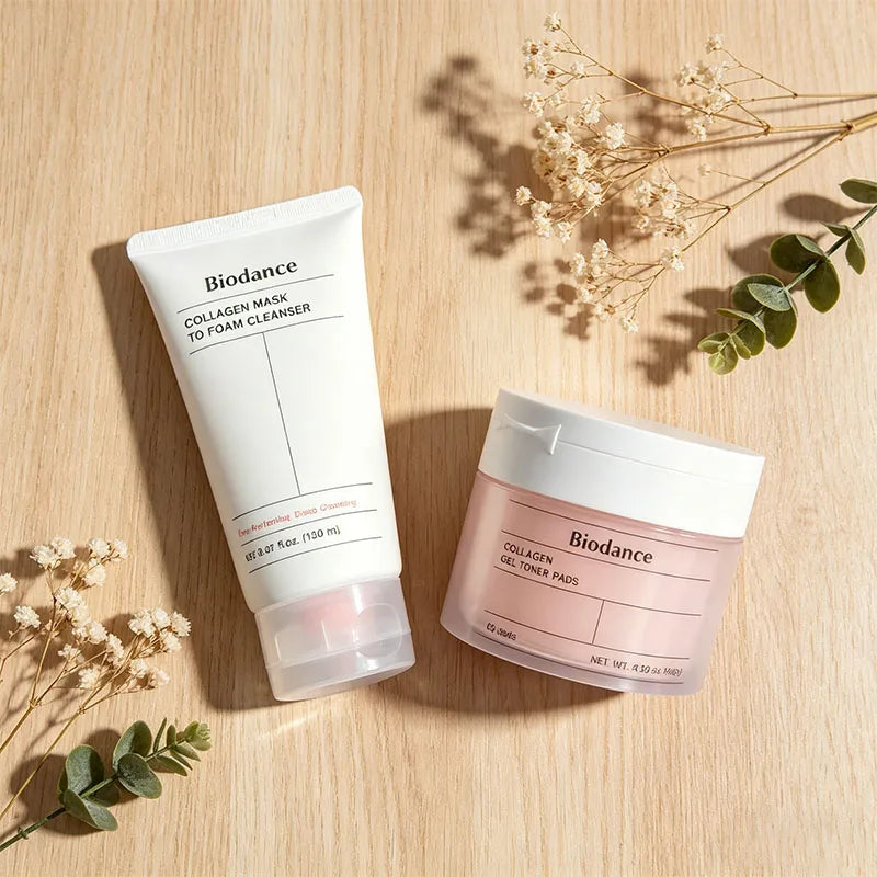 New Biodance Deep Cleansing Facial Mask Gel Toner Cotton Tablet Collagen Essence Liquid Moisturizing Natural Skincare Products